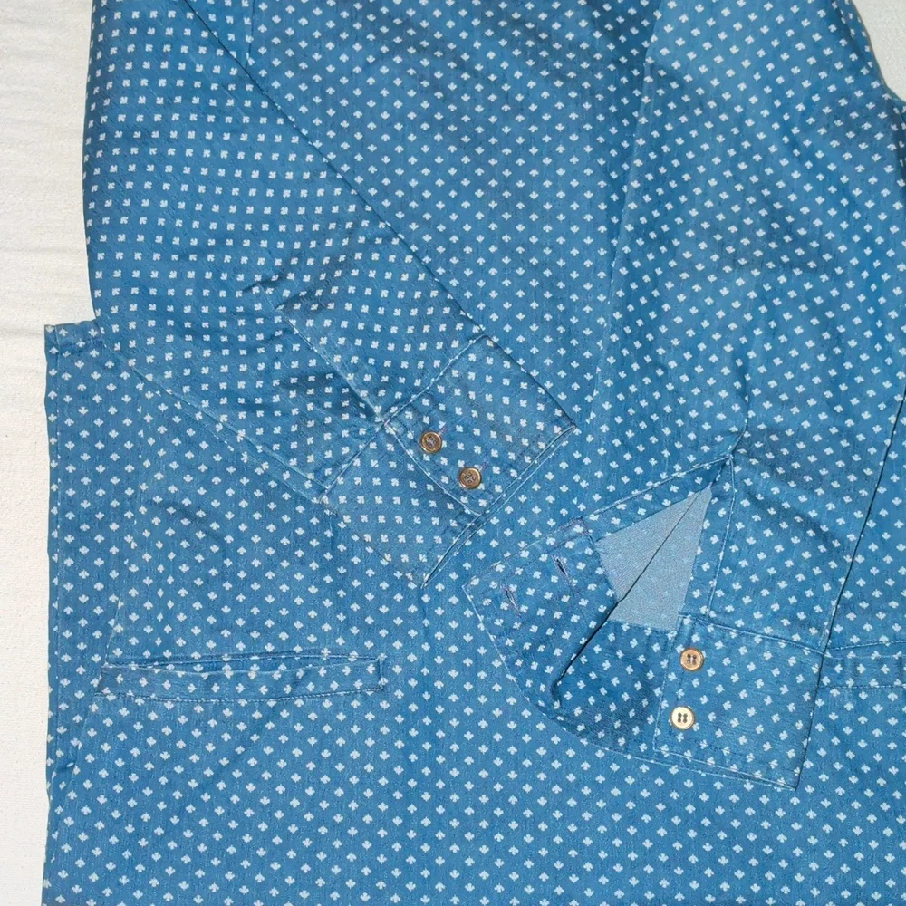 Blue Cotton Dress - Picture 7 of 7